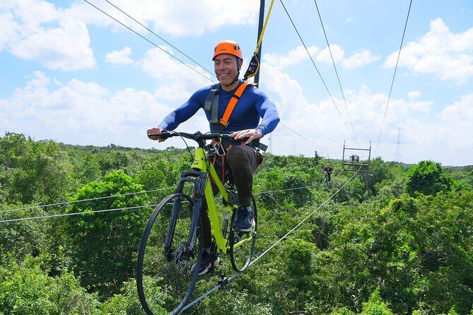 Sky Trail: Sky Bike, Tarzania, Bungee Swing & Zip Line with lunch - The Value for Money
