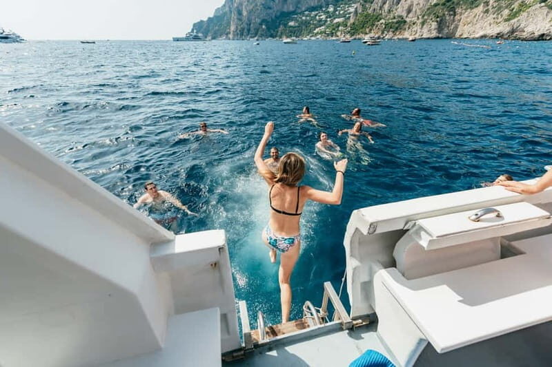 Sorrento: Coast and Capri Boat Trip with Limoncello Tasting - Exploring Capri by Land and Sea