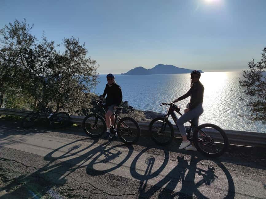 Sorrento Coast E-Bike Tour and Visit at Vinegar Cellar - The Itinerary Breakdown