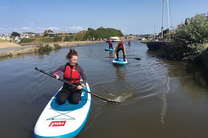 Stand Up Paddle Boarding Journey Down Bude Canal - The Instructor & Group Size