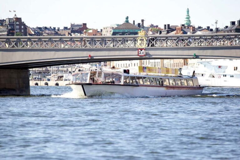 Stockholm: Hop-On Hop-Off Bus or Boat with Audio Guide - The Bus Tour: A Closer Look