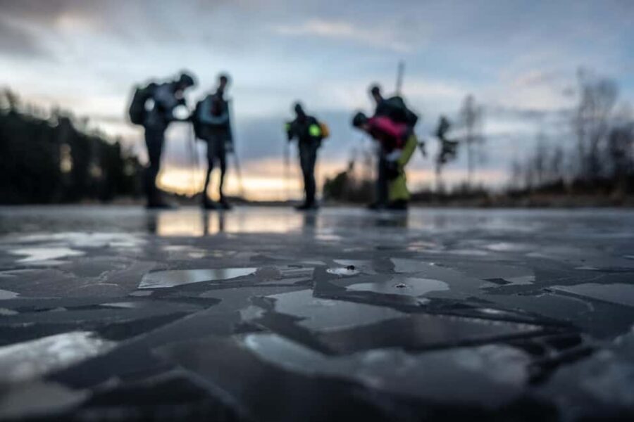 Stockholm: Ice Skating with fire & chance of Northern Lights - The Natural Wonder of the Northern Lights