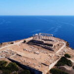 Sunset at Cape Sounio - The First Stop: Lake Vouliagmeni