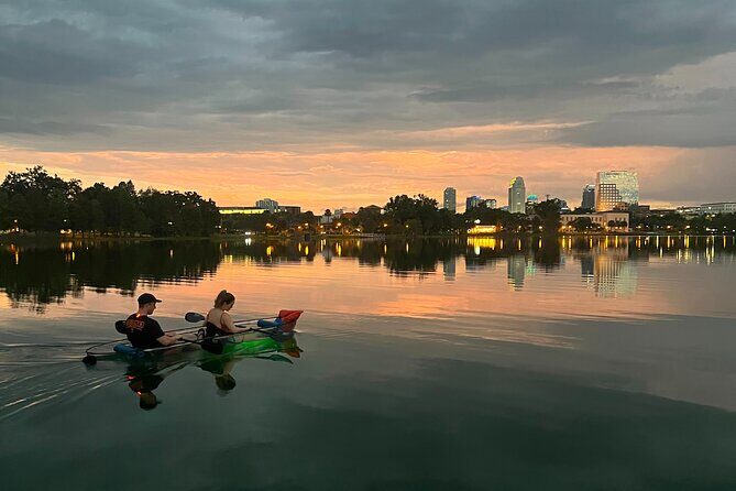 Sunset Clear Kayak or Clear Paddleboard in Orlando - The Value of This Sunset Adventure