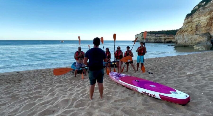 Sunset - Kayak Tour with Snack - Algar dos Capitães - The Itinerary in Detail
