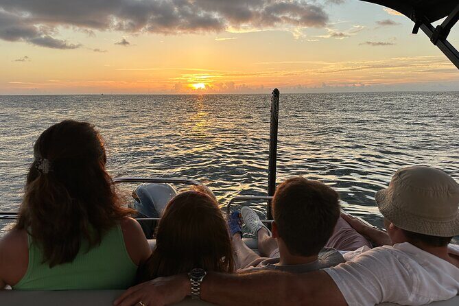 Sunset Tour in Naples Bay on a New Godfrey- All included - What We Loved and What to Consider