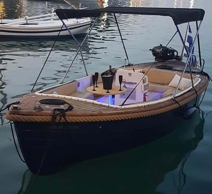 Swim to Antony Quinn bay Ladiko & Traunou caves with skipper - The Experience in Detail