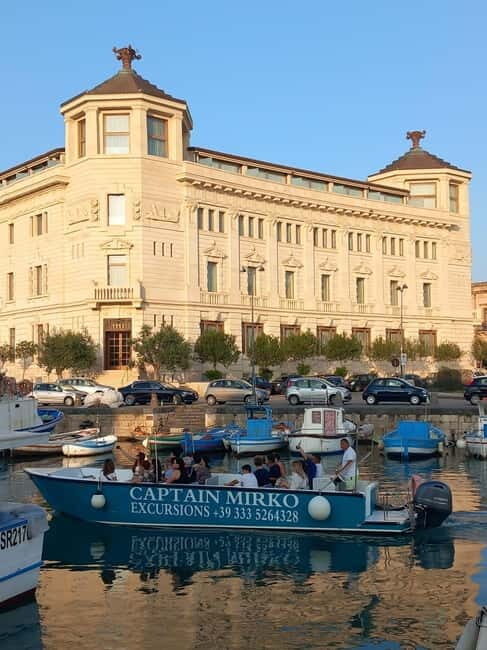 Syracuse: Ortigia Island Boat Tour with Captain Mirko - What to Expect from the Experience