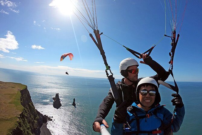 Tandem Paragliding Flights from Vik - Who Will Get the Most Out of This Experience?