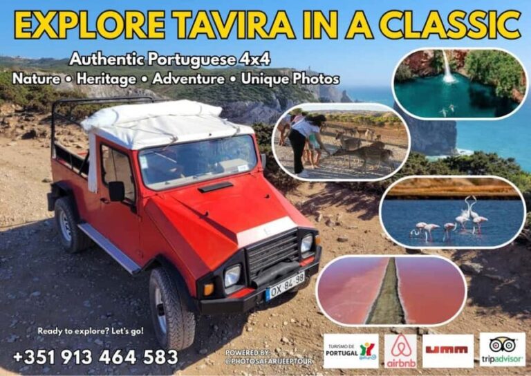 Tavira: 4x4 Jeep Adventure, Salt Pink Pans & Hidden Nature - The Experience in Detail: What to Expect