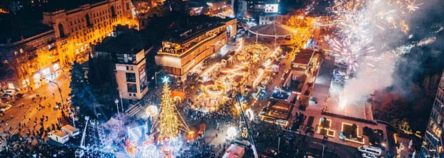 Tbilisi: New Years village & Christmas Market Guided Tour - The Market & Craft Stalls