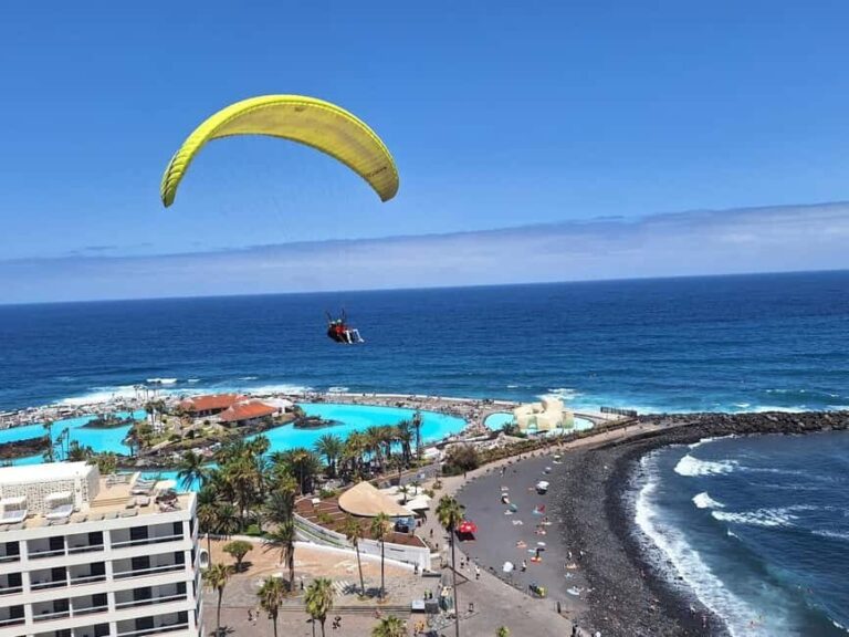 Tenerife: Paragliding Tandem in Playa Martianez - Itinerary in Detail