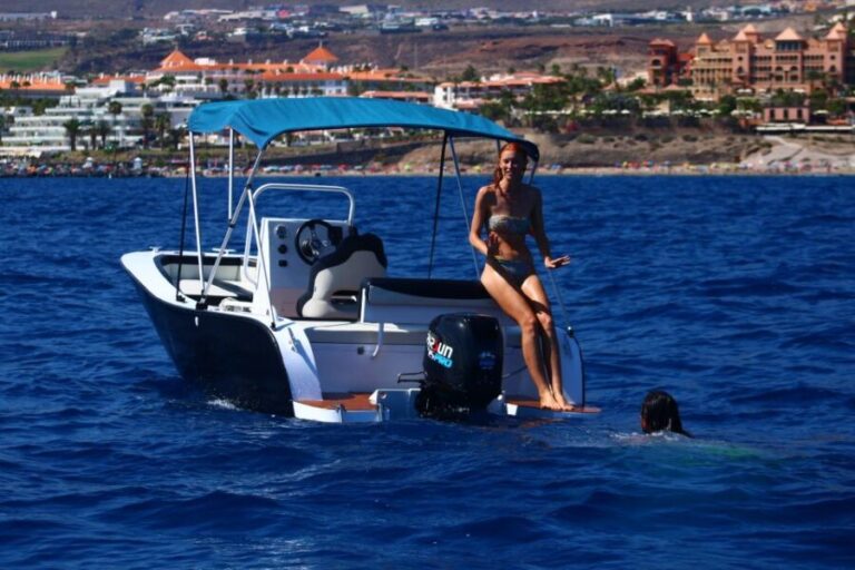 Tenerife: Rent a Boat with No License, Self Drive - What the Experience Looks Like