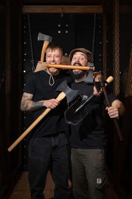 Throw axes and enjoy drinks at Cologne's first axe-throwing bar - The Atmosphere and Experience