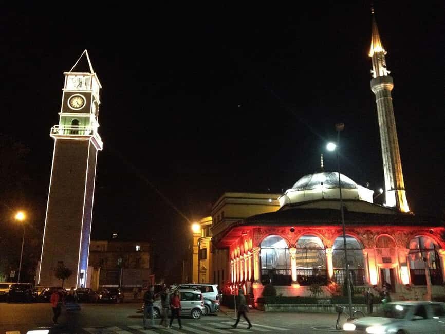 Tirana between Light&Darkneess - The Vibrant Blloku and Tirana Castle