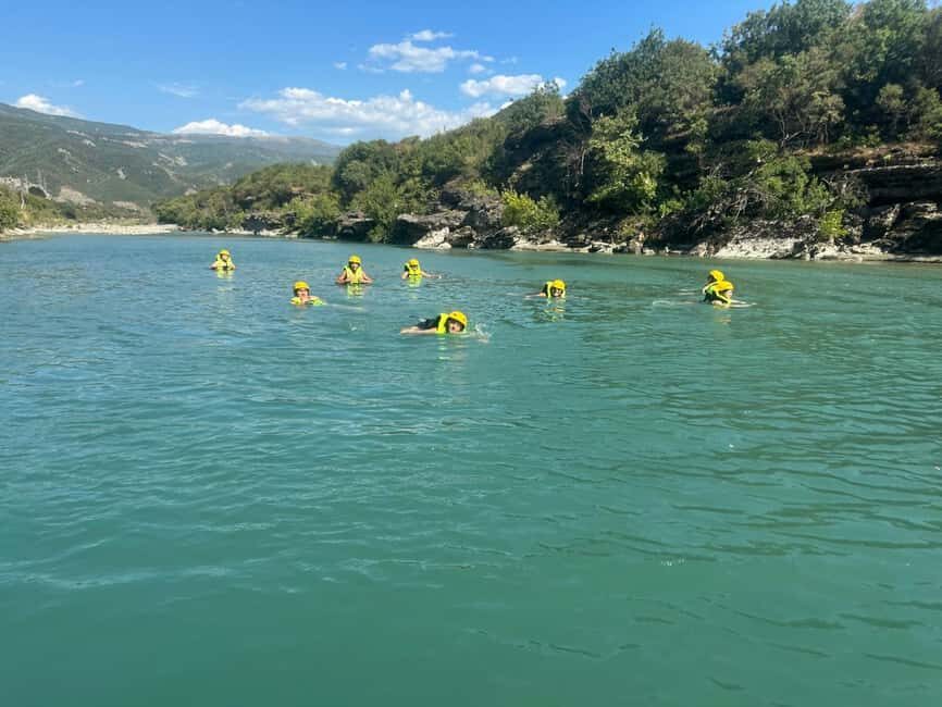 Tirana/Durrës/Golem: Vjosa Rafting, Benja Thermal Baths Tour - What You Get for the Price