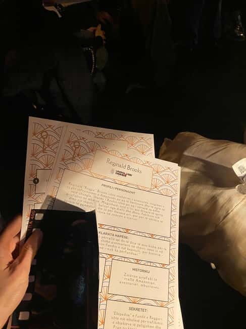 Tirana: Solve the Mystery, A Night of Intrigue and Suspense - The Breakdown of the Evening