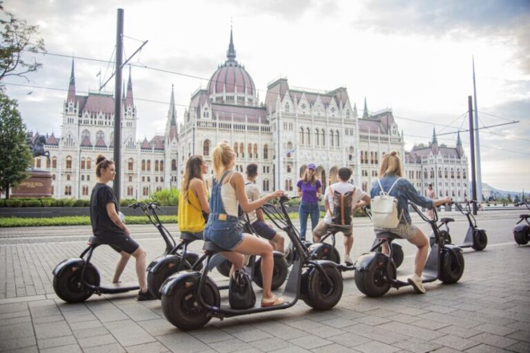 Top sights of Pest downtown on e-scooters incl. Parliament - Why You Might Love This Tour