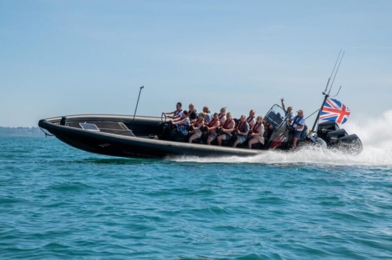 Torquay: High-Speed RIB Boat Ride - The Thrill of the Speed
