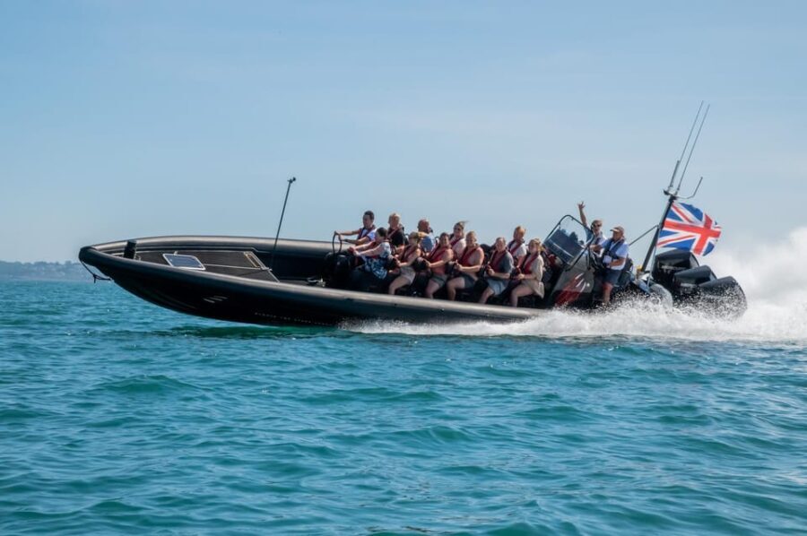 Torquay: High-Speed RIB Boat Ride - The Thrill of the Speed