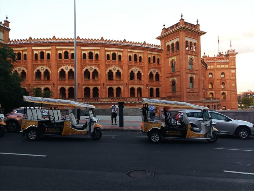 Tour with Private guide in Tuk Tuk through Madrid Torero - What’s Included and What’s Not