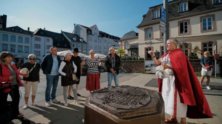 Trier: Costumed tour, walking tour of Trier with a Roman/toga guide - Key Points
