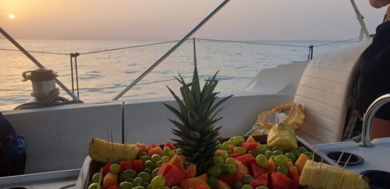 Tropea: Sunset Aperitif on a Sailing Boat - Swimming in Riaci Bay and the Cave of Baia di Riaci