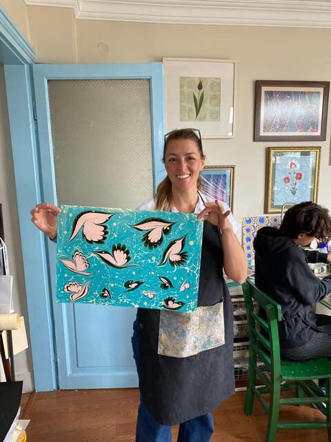 Turkish Marbling Paper Ebru Art Workshop - The Process and What Youll Learn