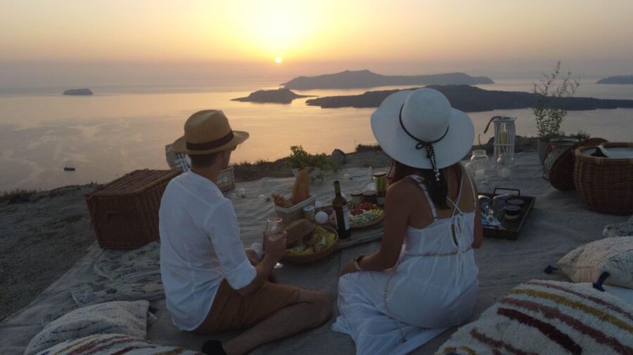 Uncrowded Santorini Sunset PicNic - Who Will Love This Experience?