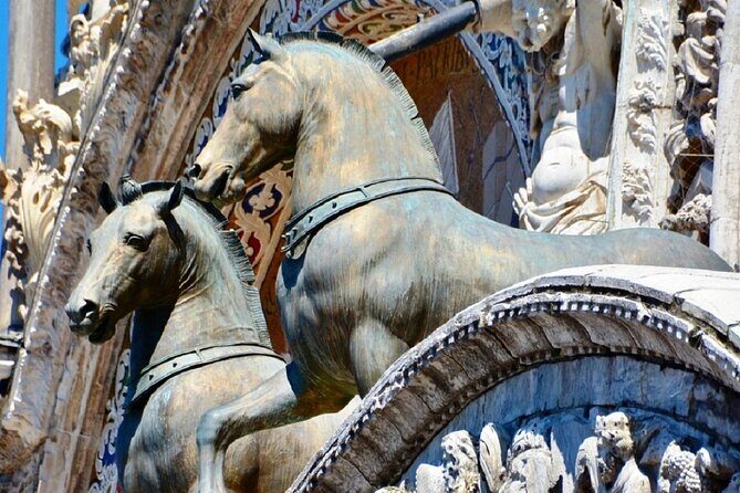 Unusual Perspectives of St Mark's Basilica and Museum - The Bronze Horses and Their Significance