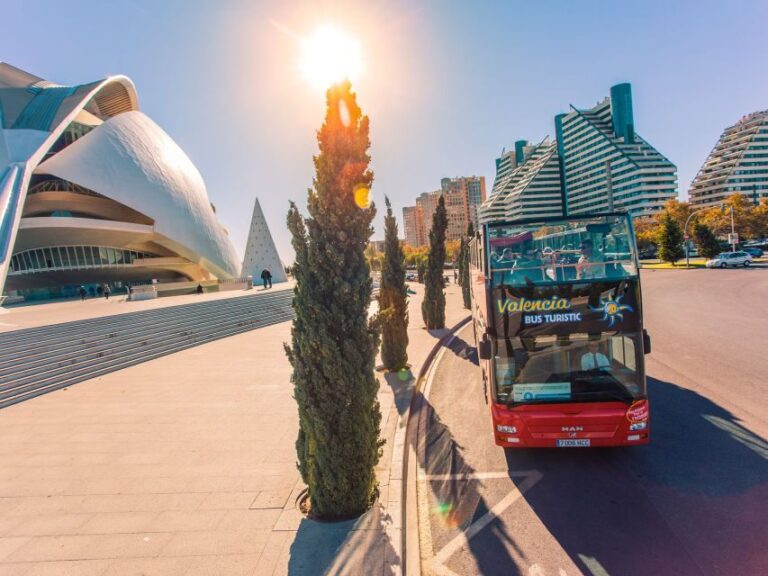 Valencia: 48 hour Hop-On-Hop-Off Bus Ticket and San Nicolás - What to Expect on the Valencia Hop-On-Hop-Off Bus Tour