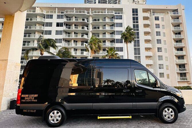 VAN Mia Airport or Hotels to Miami Port or Hotels Up to 14pax - What the Experience Looks Like
