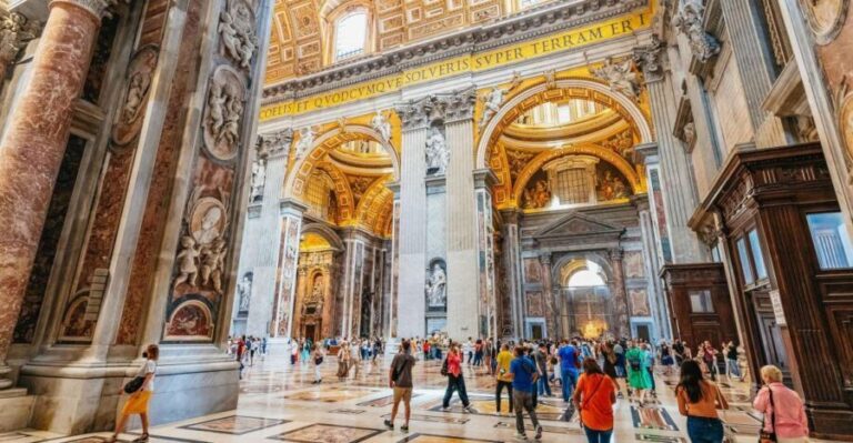 Vatican: St. Peter's Basilica, Square, Grottoes Guided Tour - Key Points