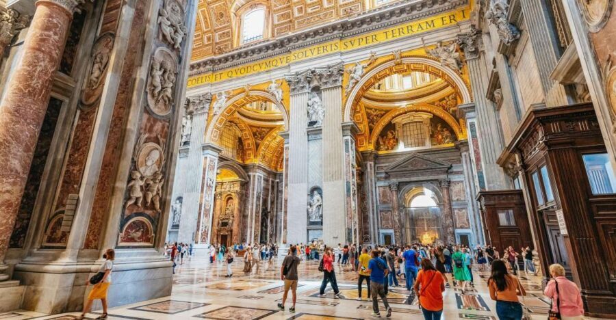 Vatican: St. Peter's Basilica, Square, Grottoes Guided Tour - Key Points