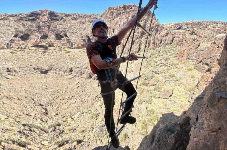 Via Ferrata Gran Canaria: Rock Climbing for beginners - The Landscape and the Route
