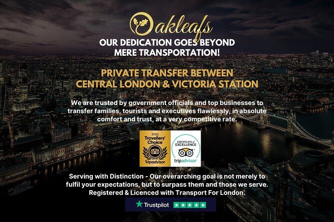 Victoria Station  Chauffeur/ Taxi - To & From Central London - The Experience in Detail