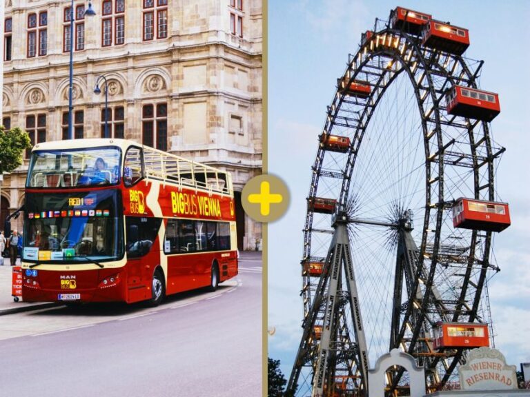 Vienna: Hop-on Hop-off, Ferris Wheel, and River Cruise - What’s Included and How It Works