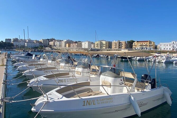Vieste Boat rental without nautical license - The Stops Along the Coast