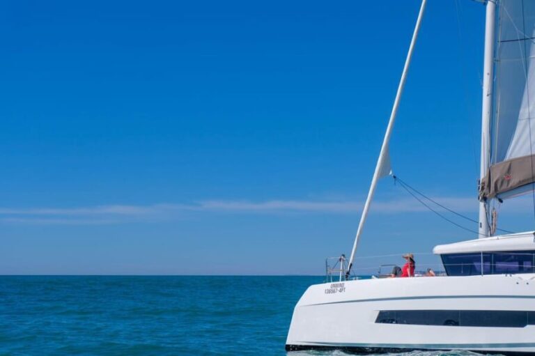 Vilamoura: Algarve Private Sunset Catamaran Charter - The Cave and Coastline Highlights
