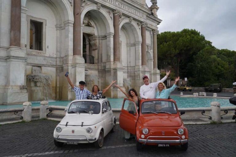 Vintage Fiat500 car Tour by Professional Photographer - What to Expect at Each Stop