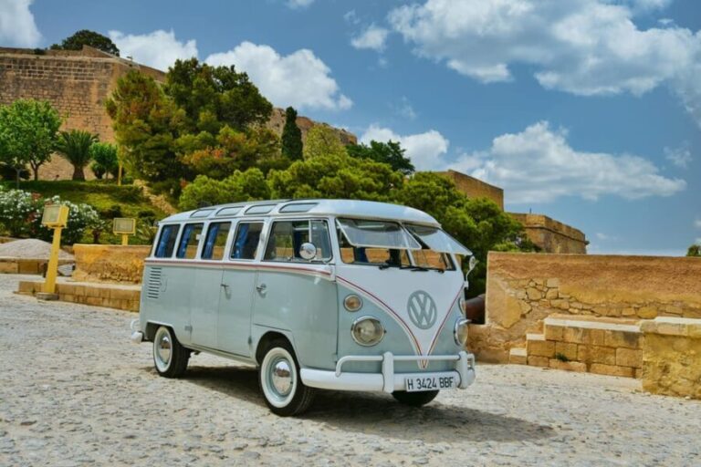 Vintage Tour around Alicante in genuine Kombi T1 vans - Exploring Alicante’s Highlights