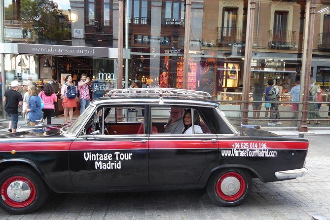 Vintage Tour Madrid Taxi 1500 - The Refreshment Stop and Insider Tips