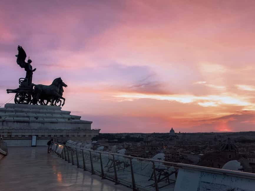 Vittoriano Access & 360° Panoramic Terrace with Audioguide - The Itinerary in Detail