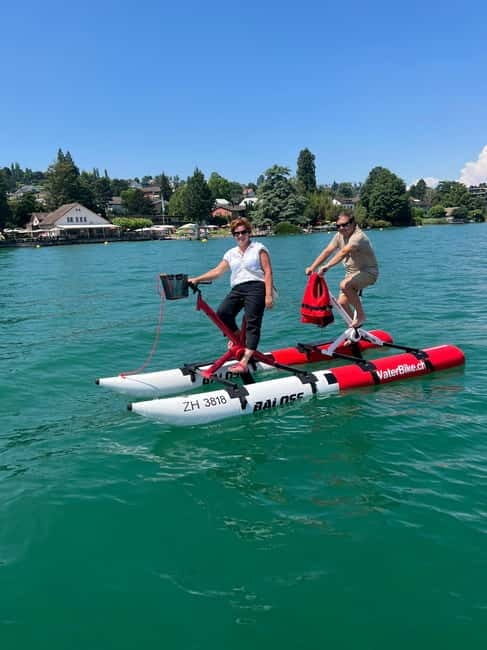 Waterbike on Lake Zurich - The Experience Itself: What You Can Expect