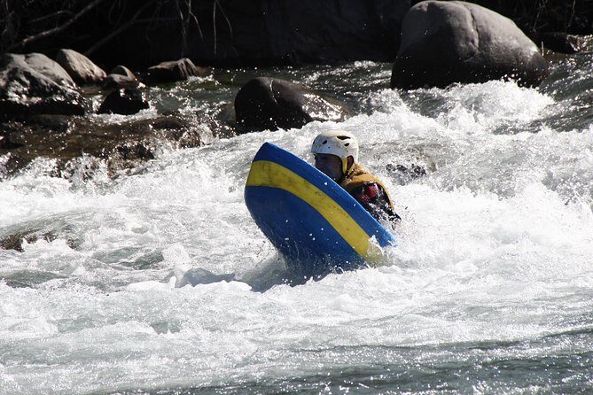 Whitewater swimming (hydrospeed) on the Ubaye - The Cost and Value