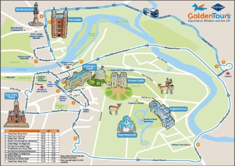 Windsor: Golden Tours Open Top Hop-on Hop-off Bus Tour - The Actual Experience: What You’ll Encounter