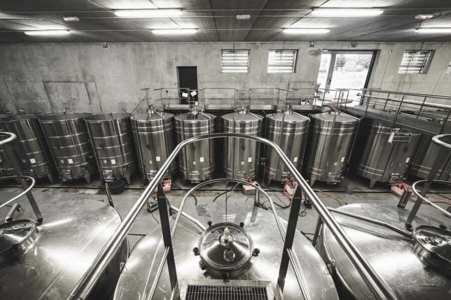 Wine and Cheese experience - The Setting: Cellar and Vineyard Trail