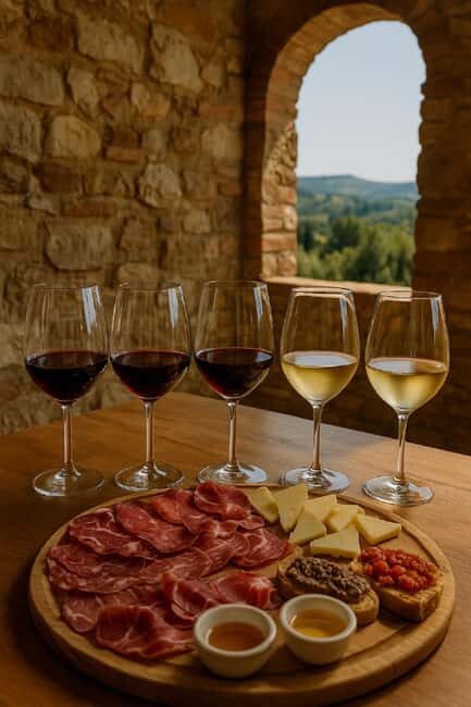 Wine Tasting on the Florentine Hills with Green Transfer - Key Points