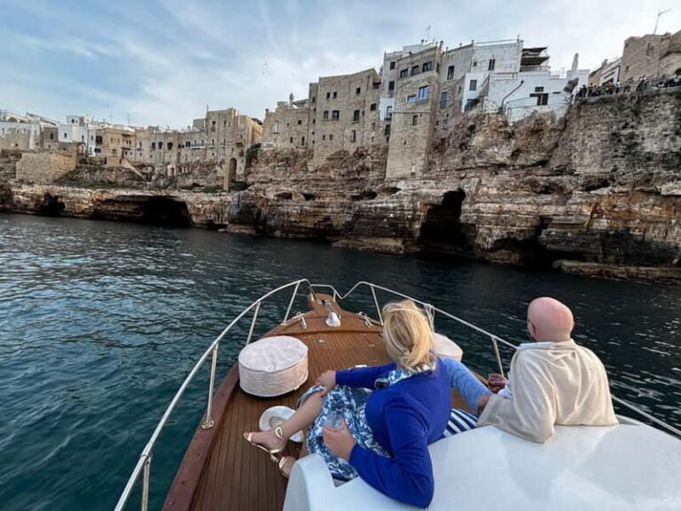 Wooden Gozzo Tour with Aperitif Towards the Beautiful Coast of Polignano - The Quality of the Tour: What’s Included and What’s Not