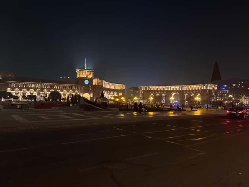 Yerevan: Pre-New Year Walking Tour with Warm Drink - The Charm of Yerevan in the Evening